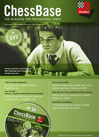 Chessbase Magazine 150 October 2012 Wang Hao Cover DVD - LIKE NEW